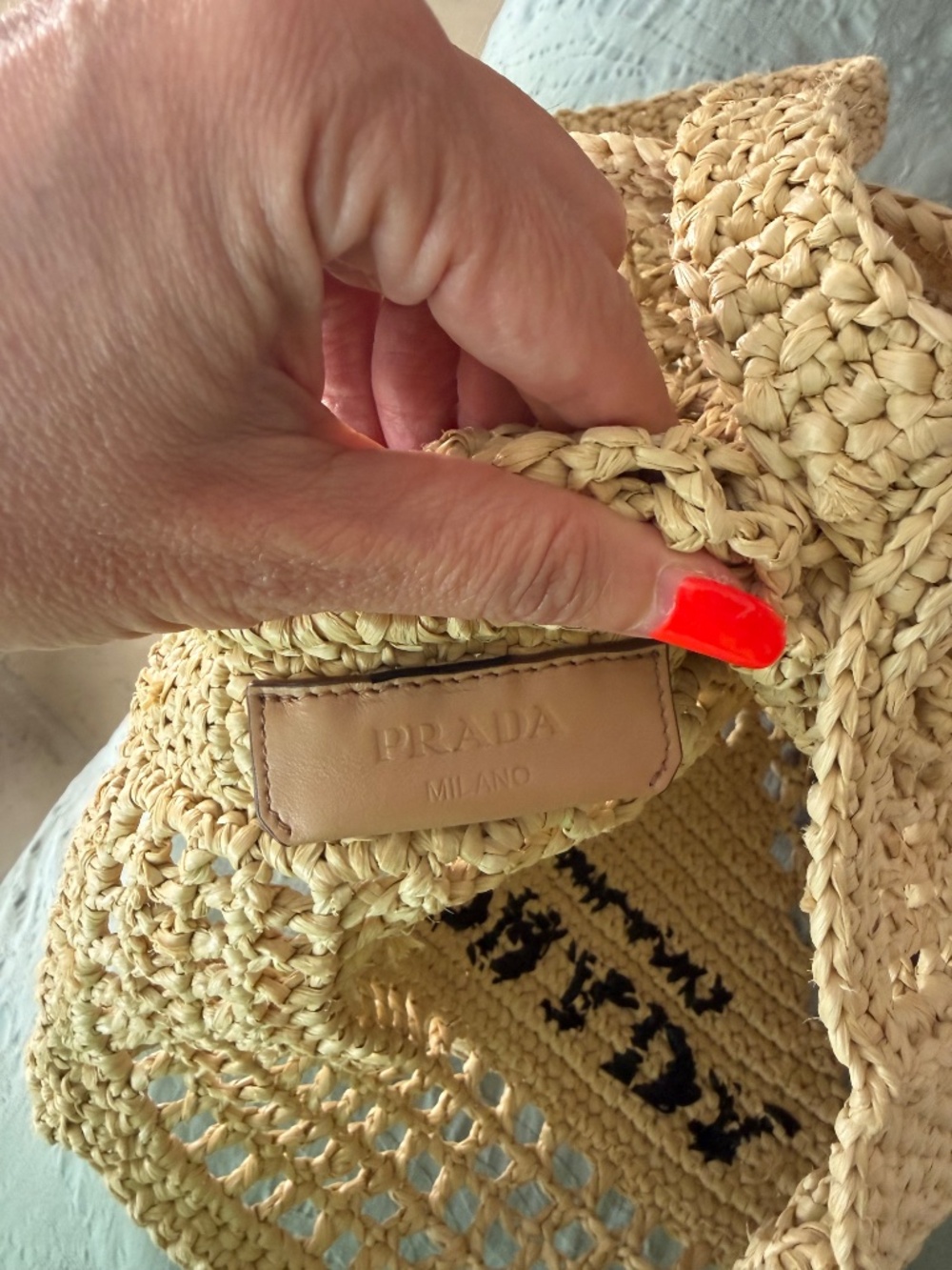 Prada crochet tote bag - Picture 9 of 12